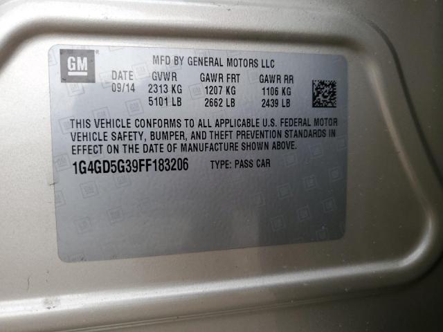 2015 BUICK LACROSSE P - 1G4GD5G39FF183206