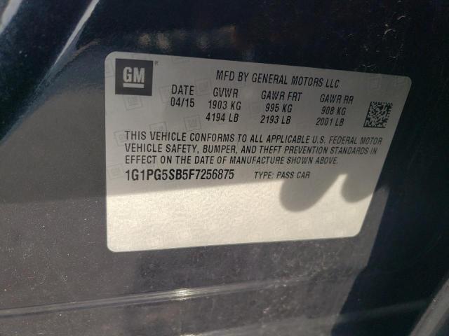 2015 CHEVROLET CRUZE LTZ - 1G1PG5SB5F7256875