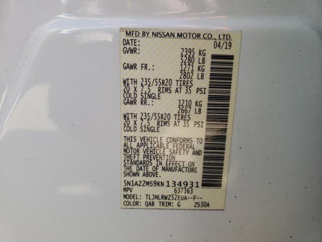 2019 Nissan Murano - Image 14