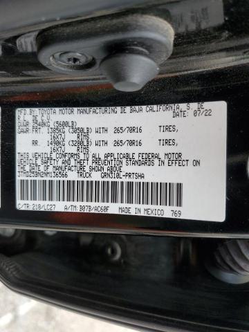 VIN 3TMDZ5BN2NM136566 2022 TOYOTA TACOMA no.12