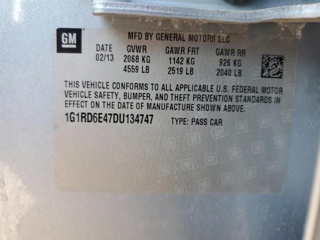 VIN 1G1RD6E47DU134747 2013 Chevrolet Volt no.13