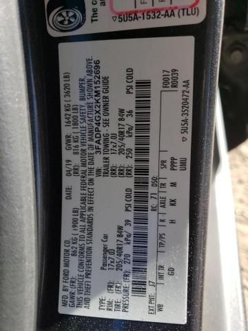 2019 FORD FIESTA ST 3FADP4GX2KM152696