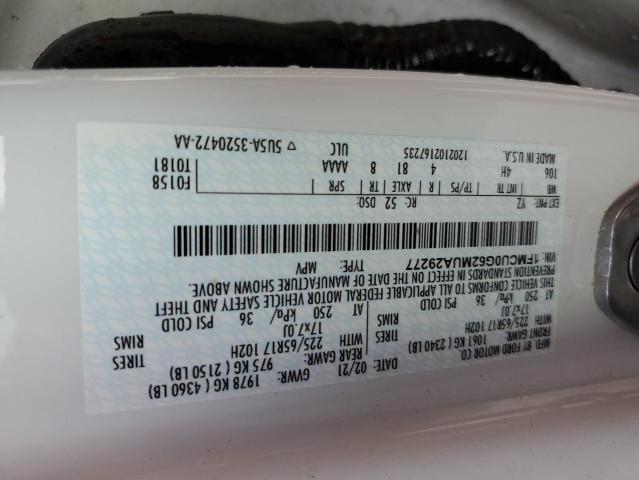 2021 FORD ESCAPE SE 1FMCU0G62MUA29277