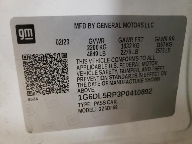 2023 CADILLAC CT4-V BLAC 1G6DL5RP3P0410892