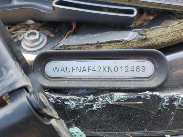 2019 AUDI A4 PRESTIG WAUFNAF42KN012469