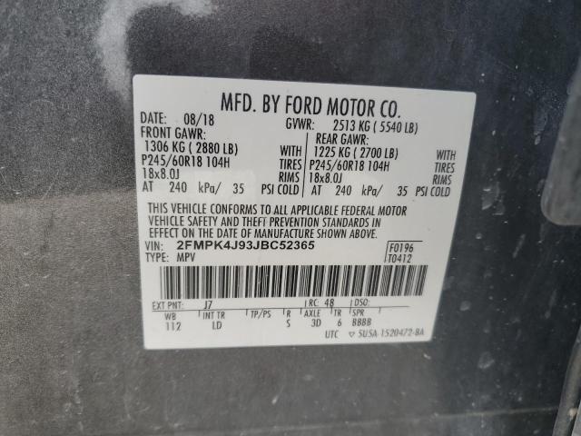 2018 FORD EDGE SEL - 2FMPK4J93JBC52365