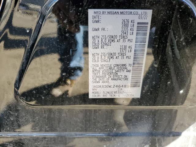 2022 NISSAN PATHFINDER - 5N1DR3CD2NC246489