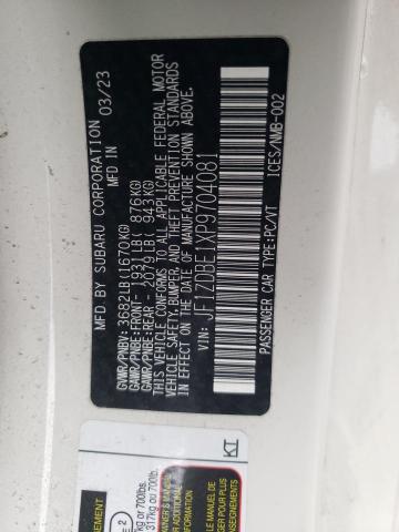 2023 SUBARU BRZ LIMITE JF1ZDBE1XP9704081