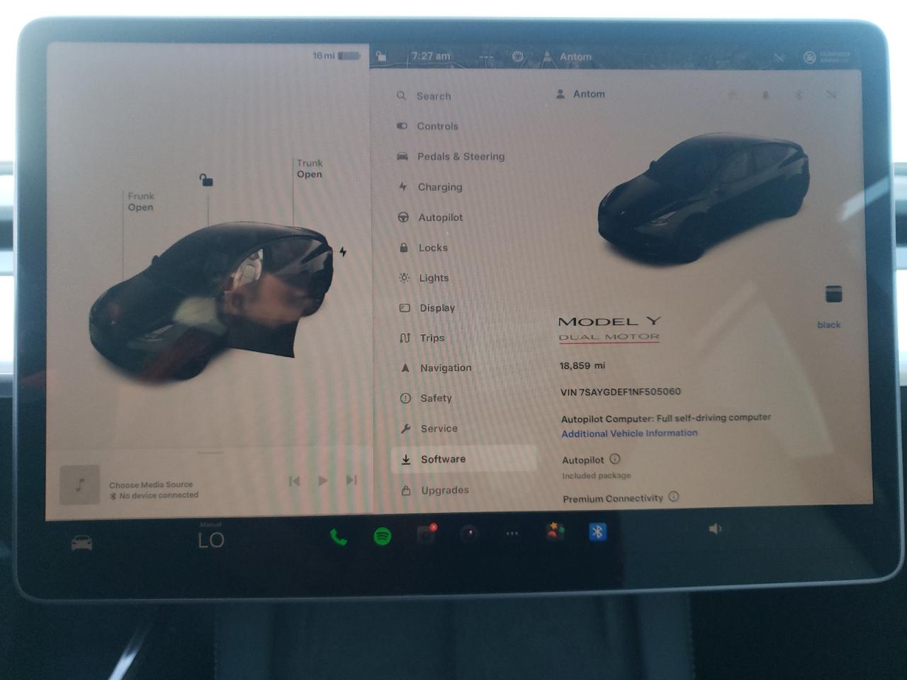 7SAYGDEF1NF505060 2022 Tesla Model Y