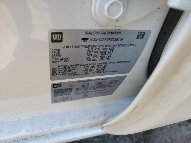 2022 CHEVROLET 1500 SILVE - 1GCPYJEK0NZ238148