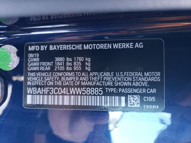 2020 BMW Z4 SDRIVE3 - WBAHF3C04LWW58885