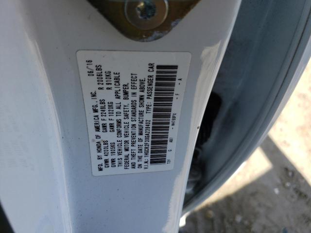 2016 HONDA ACCORD LX 1HGCR2F3XGA239402