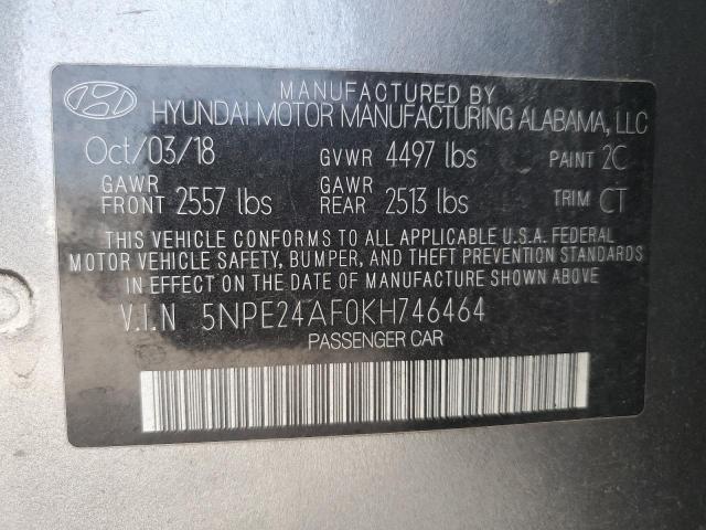 2019 HYUNDAI SONATA SE - 5NPE24AF0KH746464
