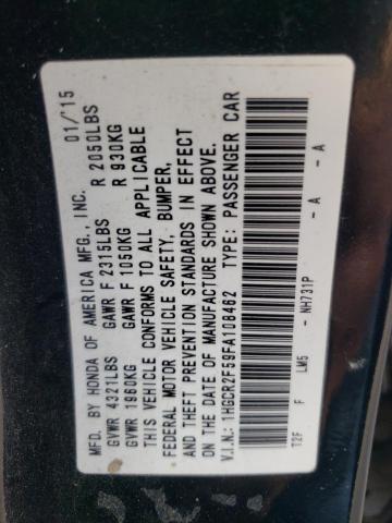 2015 HONDA ACCORD SPO 1HGCR2F59FA108462