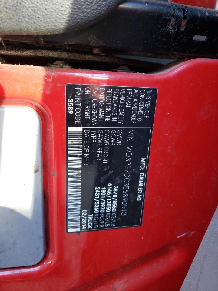 wd3pe7dc3e5890513 WD3PE7DC3E5890513 2014 Mercedes-Benz Sprinter 2500