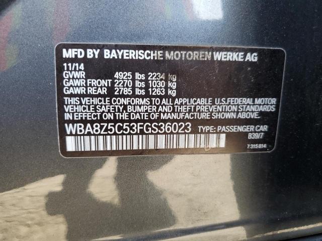 2015 BMW 328 XIGT S - WBA8Z5C53FGS36023