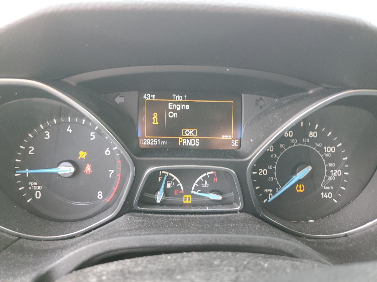 1FADP3FE2HL311320 FORD FOCUS 2017