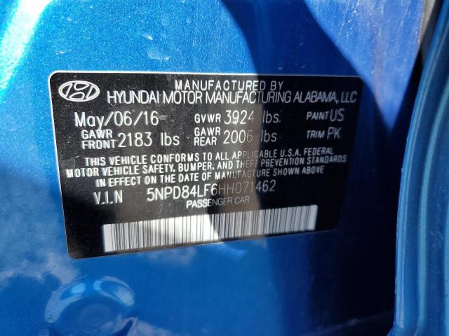 2017 HYUNDAI ELANTRA SE - 5NPD84LF6HH071462
