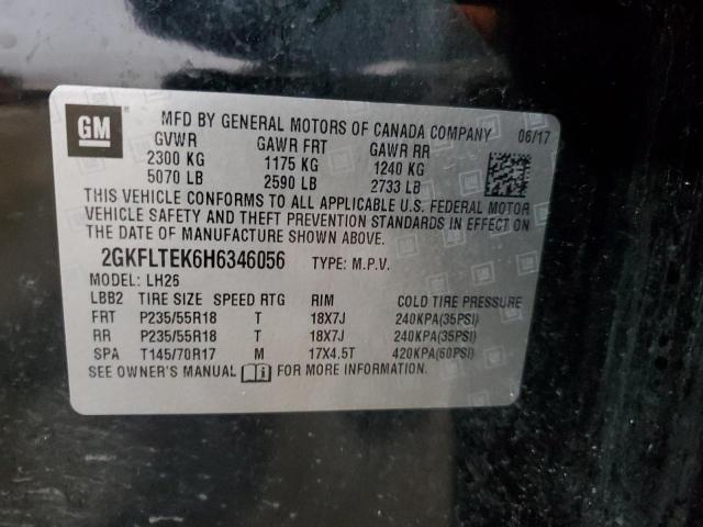 2017 GMC TERRAIN SL 2GKFLTEK6H6346056