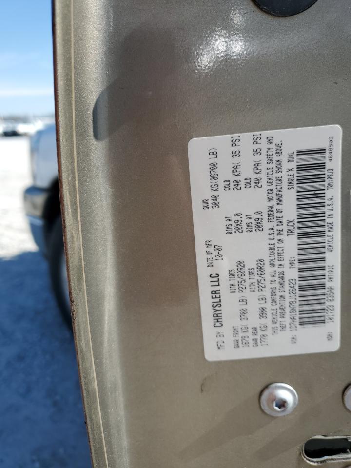 1D7HA18N78J126423 2008 Dodge Ram 1500 St 1D7HA18N78J126423 2008 Dodge Ram 1500 St