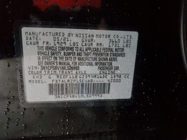 2021 NISSAN KICKS S - 3N1CP5BV1ML509993
