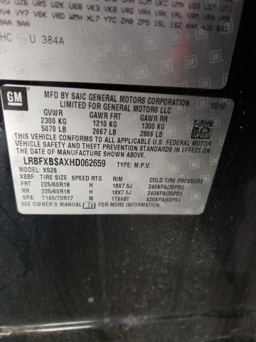 2017 BUICK ENVISION E LRBFXBSAXHD062659