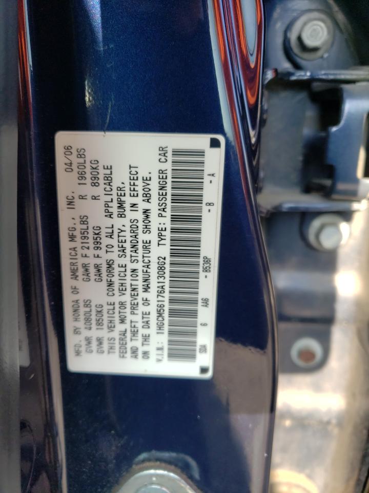 1HGCM56176A130862 2006 Honda Accord Value