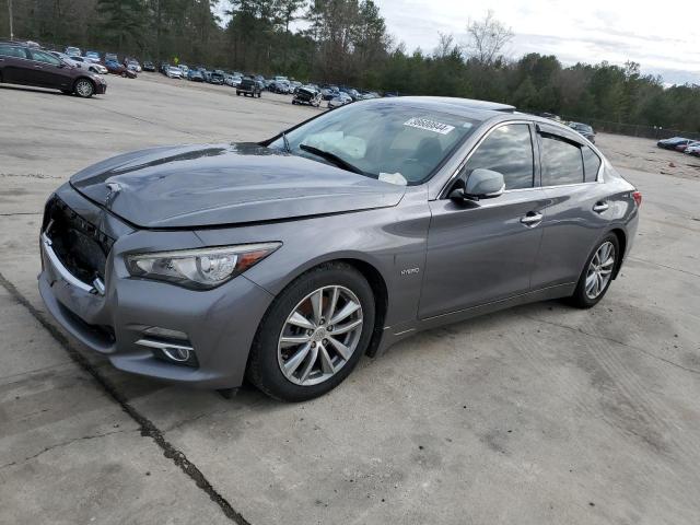 Lot #2473385126 2014 INFINITI Q50 HYBRID salvage car