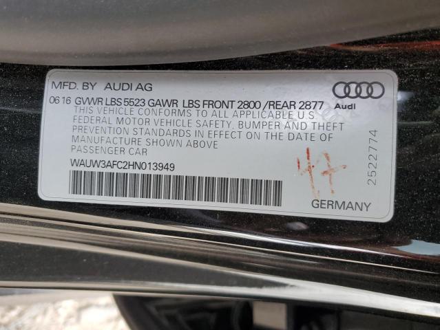 VIN WAUW3AFC2HN013949 2017 Audi A7, Competition Pre... no.13