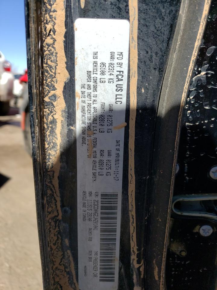 2C3CDXHG2JH201041 2018 Dodge Charger Sxt Plus