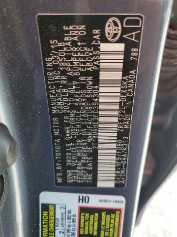 2015 TOYOTA COROLLA L 2T1BURHE3FC394304