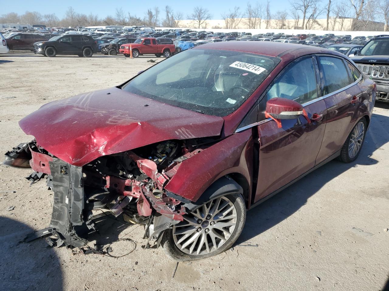 2014 Ford Focus Titanium vin: 1FADP3J29EL184154