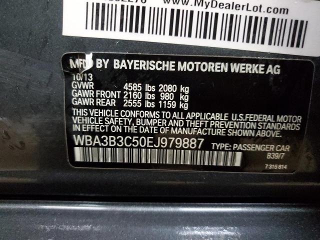 2014 BMW 328 Xi VIN: WBA3B3C50EJ979887 Lot: 43436884