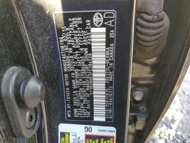 2015 TOYOTA COROLLA L 2T1BURHE3FC394528
