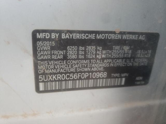 VIN 5UXKR0C56F0P10968 2015 BMW X5, Xdrive35I no.13