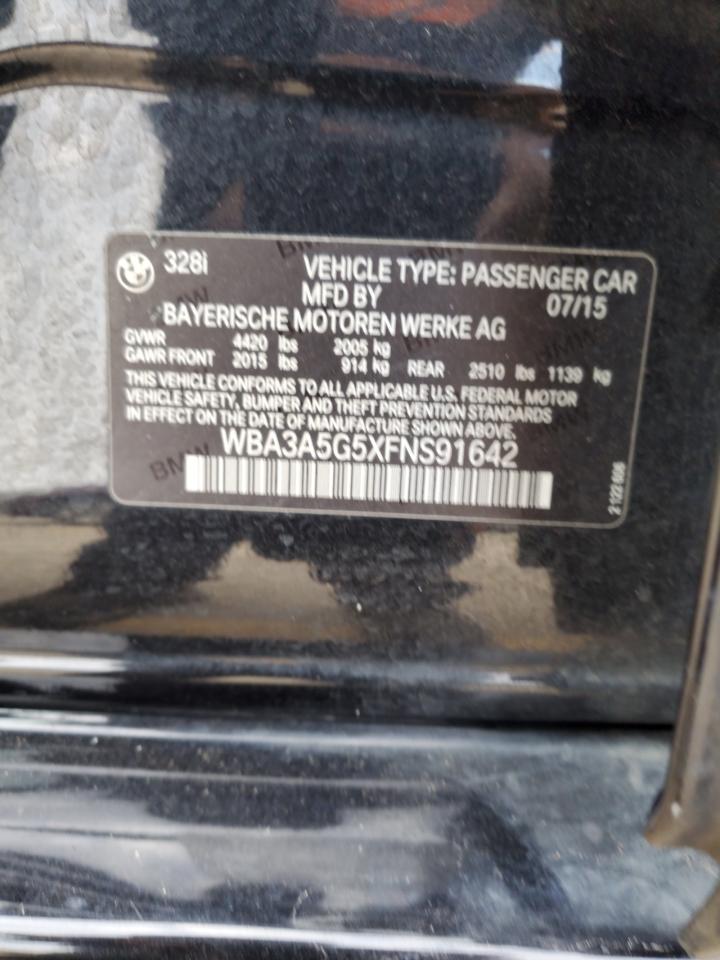 WBA3A5G5XFNS91642 2015 BMW 328 I