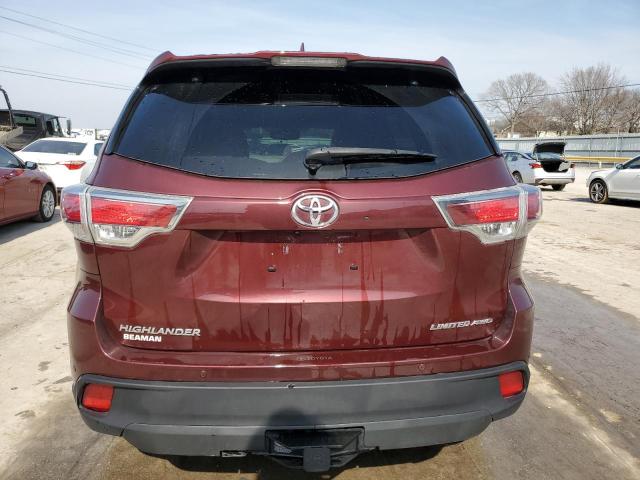 VIN 5TDDKRFH6FS150102 2015 Toyota Highlander, Limited no.6