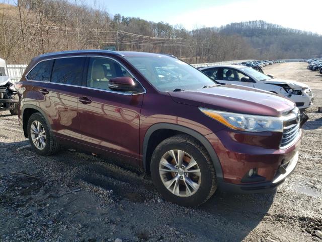 VIN 5TDJKRFH9FS223479 2015 Toyota Highlander, Xle no.4