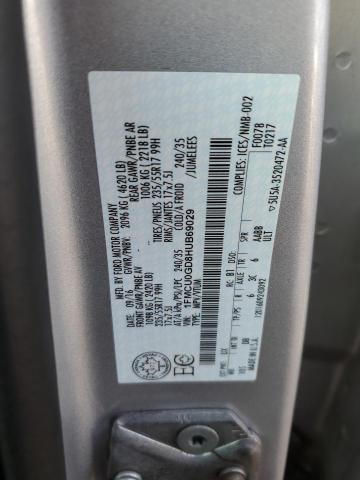 2017 FORD ESCAPE SE 1FMCU0GD8HUB69029