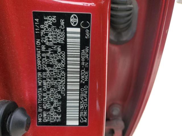 2015 TOYOTA PRIUS - JTDKN3DU2F1905660