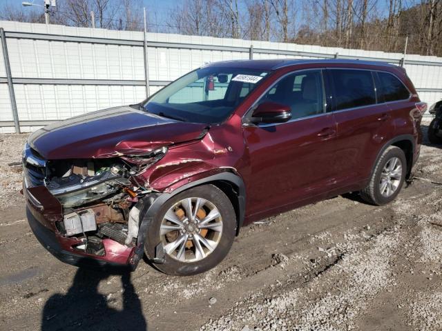 VIN 5TDJKRFH9FS223479 2015 Toyota Highlander, Xle no.1