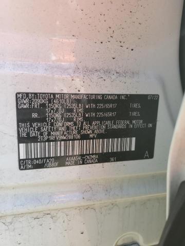 2022 TOYOTA RAV4 XLE - 2T3P1RFV9NW288106