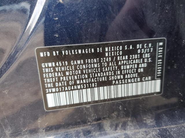 2017 VOLKSWAGEN GOLF SPORT - 3VW017AU4HM531182