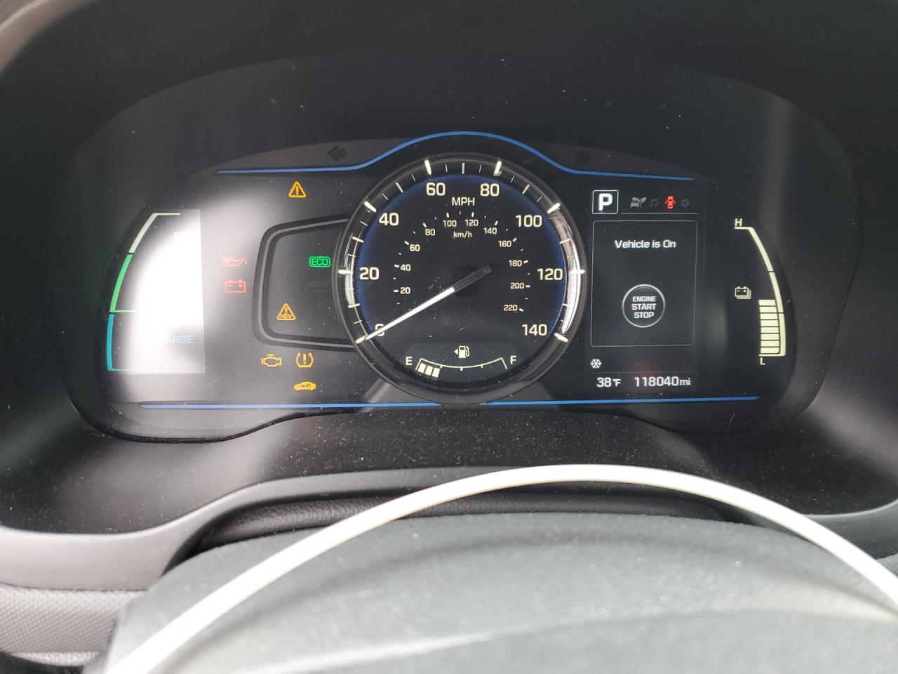 kmhc65lc7ku166909 KMHC65LC7KU166909 2019 Hyundai Ioniq Blue