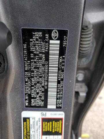 2015 TOYOTA CARMRY 4T1BF1FK2FU899012