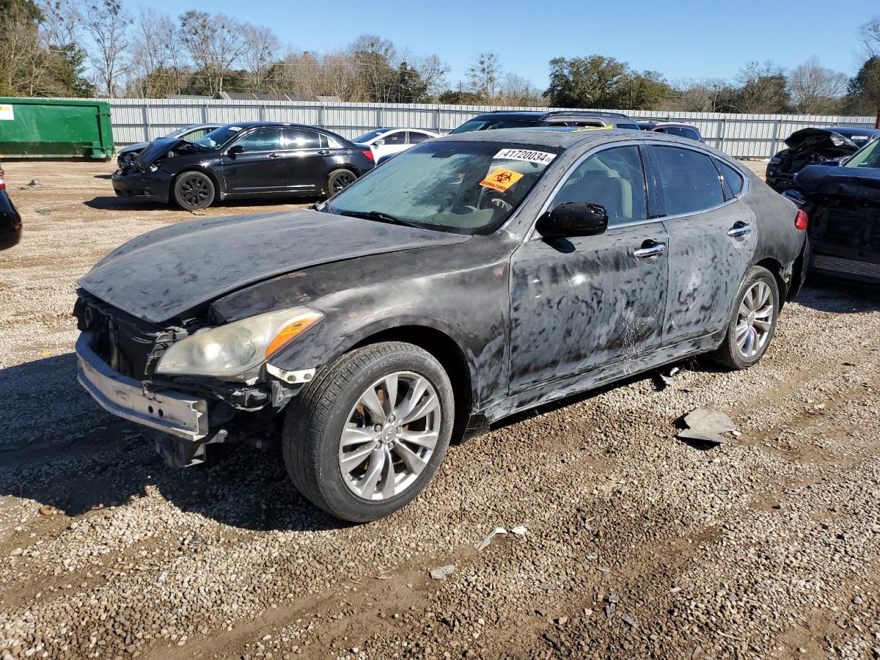 JN1BY1AR0CM****** Salvage and Wrecked 2012 Infiniti M in AL - Theodore