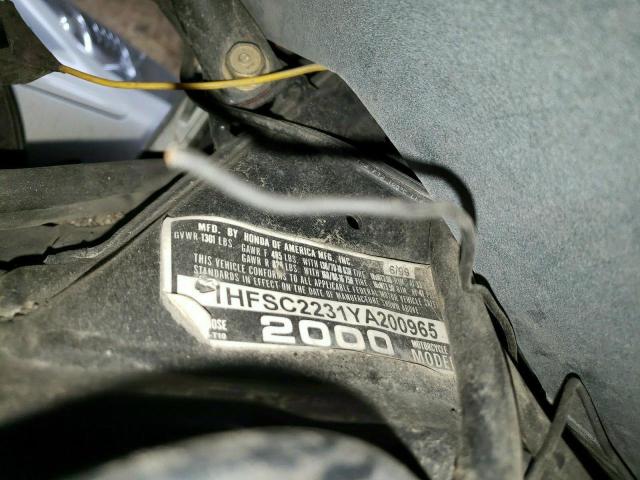 2000 HONDA GL1500 SE1 1HFSC2231YA200965