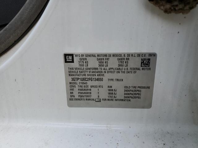 2015 GMC SIERRA C15 - 3GTP1UEC2FG134650