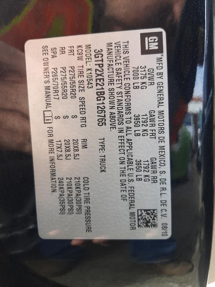 3gtp2xe21bg126765 3GTP2XE21BG126765 2011 GMC Sierra K1500 Denali
