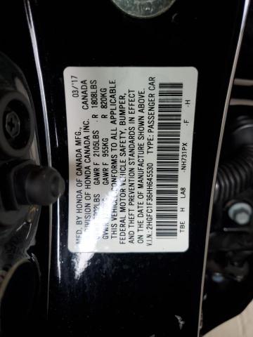 2017 HONDA CIVIC EX 2HGFC1F36HH645530